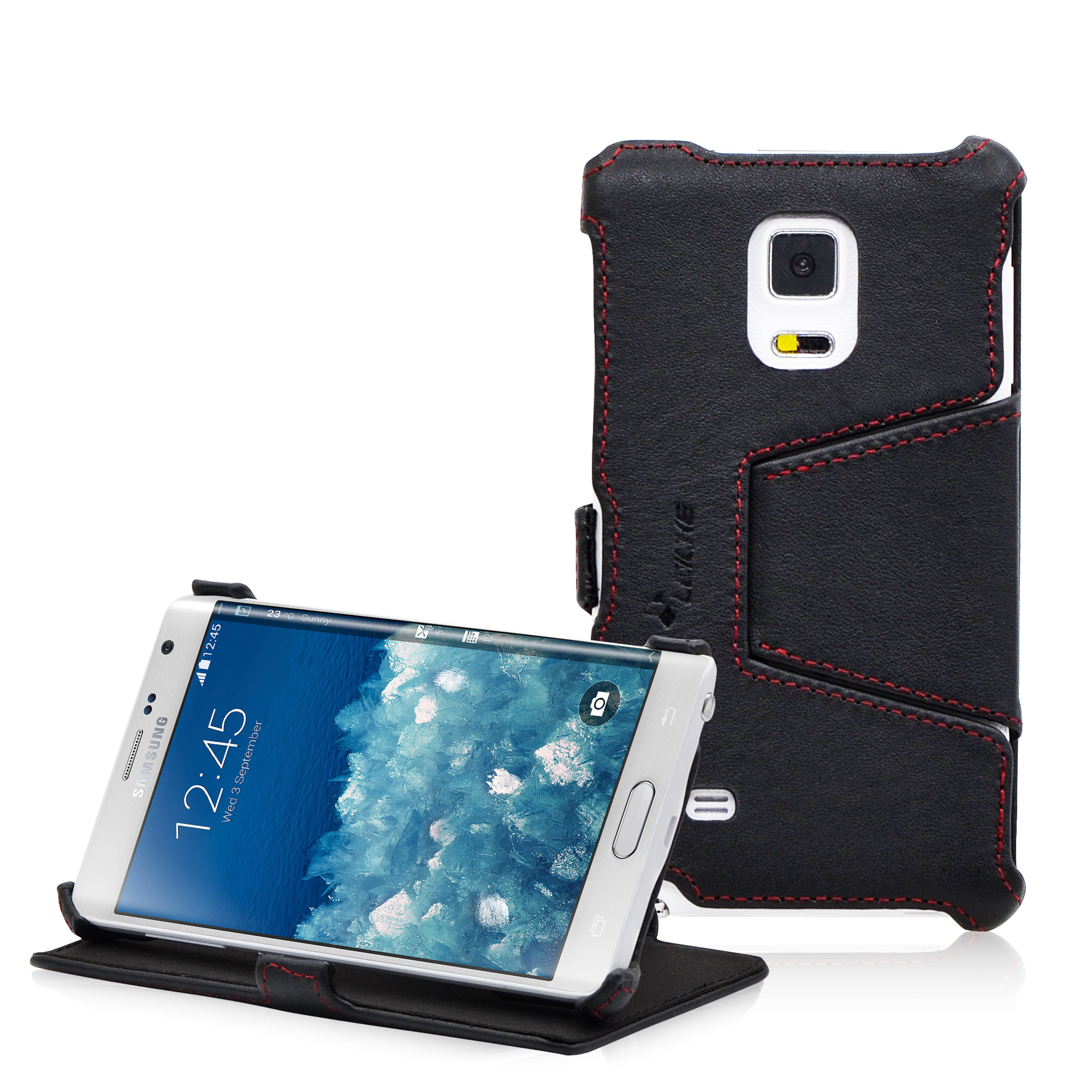 MANNA Hülle Samsung Galaxy Note 4 Edge, aufstellbar