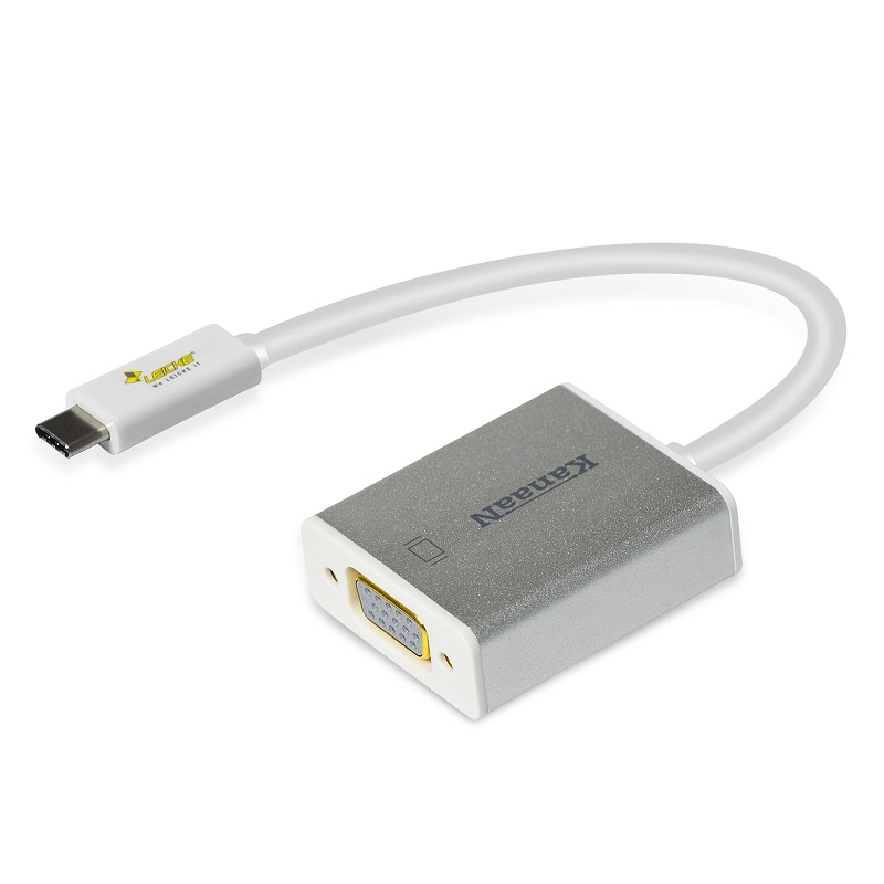 KanaaN USB-C zu VGA.Adapter LEICKE